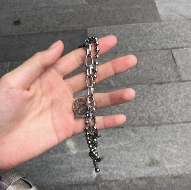 Titanium Steel TREE OF LIFE Charm Bracelet